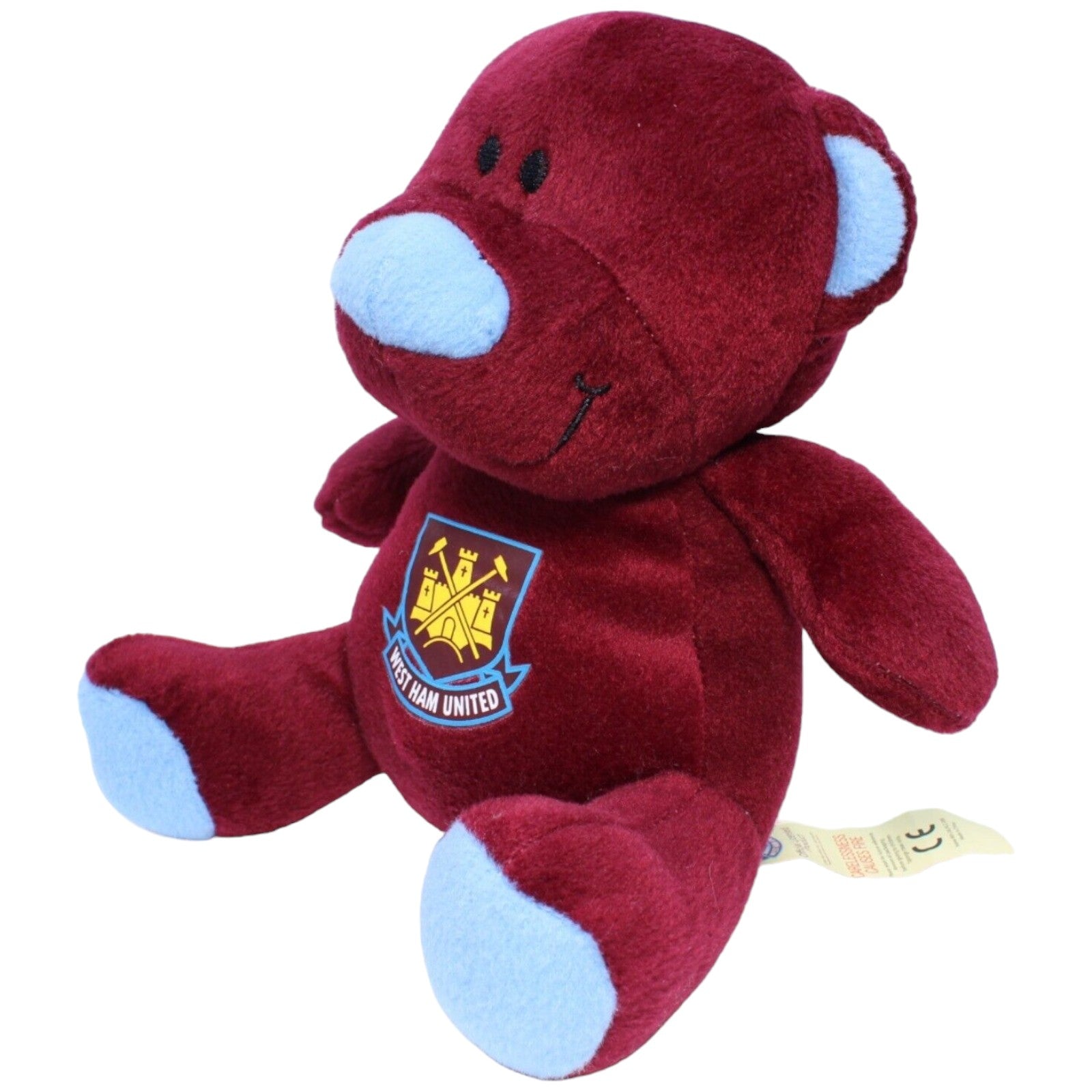 123807 Home Win Fußballverein, West Ham United Bär, rot-blau Kuscheltier Kumpel Leo Gebraucht