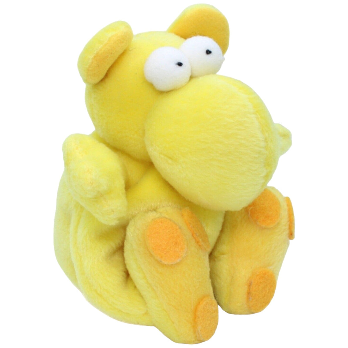 123813 HEYE Vintage Guillermo Mordillo, Bär gelb Kuscheltier Kumpel Leo Gebraucht