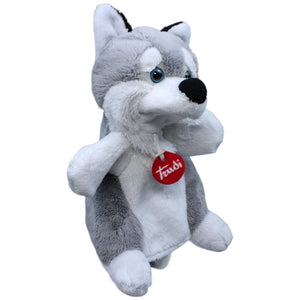 123820 Trudi Handpuppe Hund, Husky Handpuppe Kumpel Leo Gebraucht