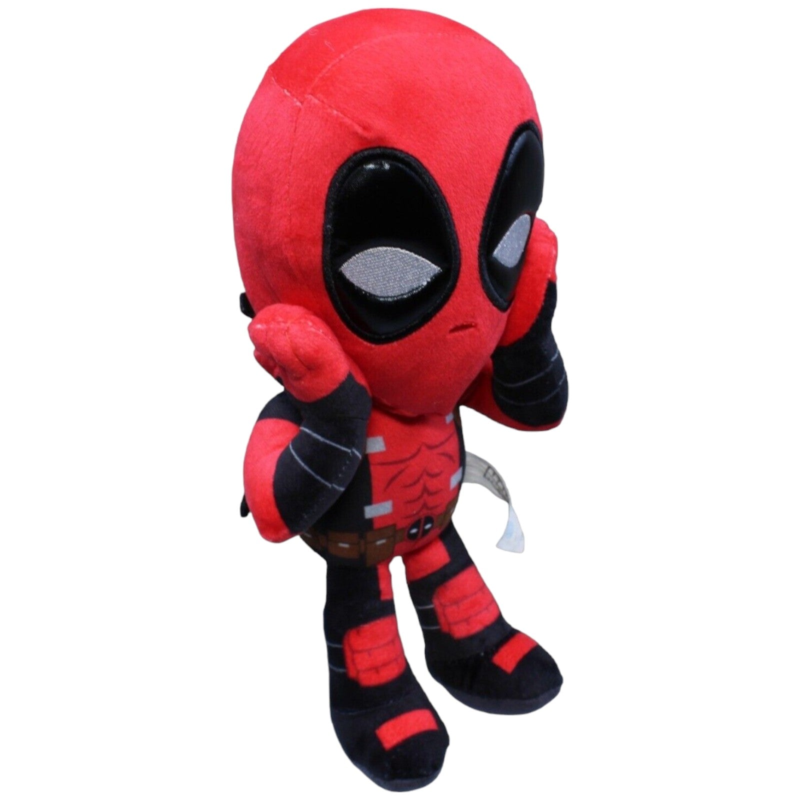 123821 Whitehouse Leisure Deadpool, "schreiend vor Angst" Plüschfigur Kumpel Leo Gebraucht