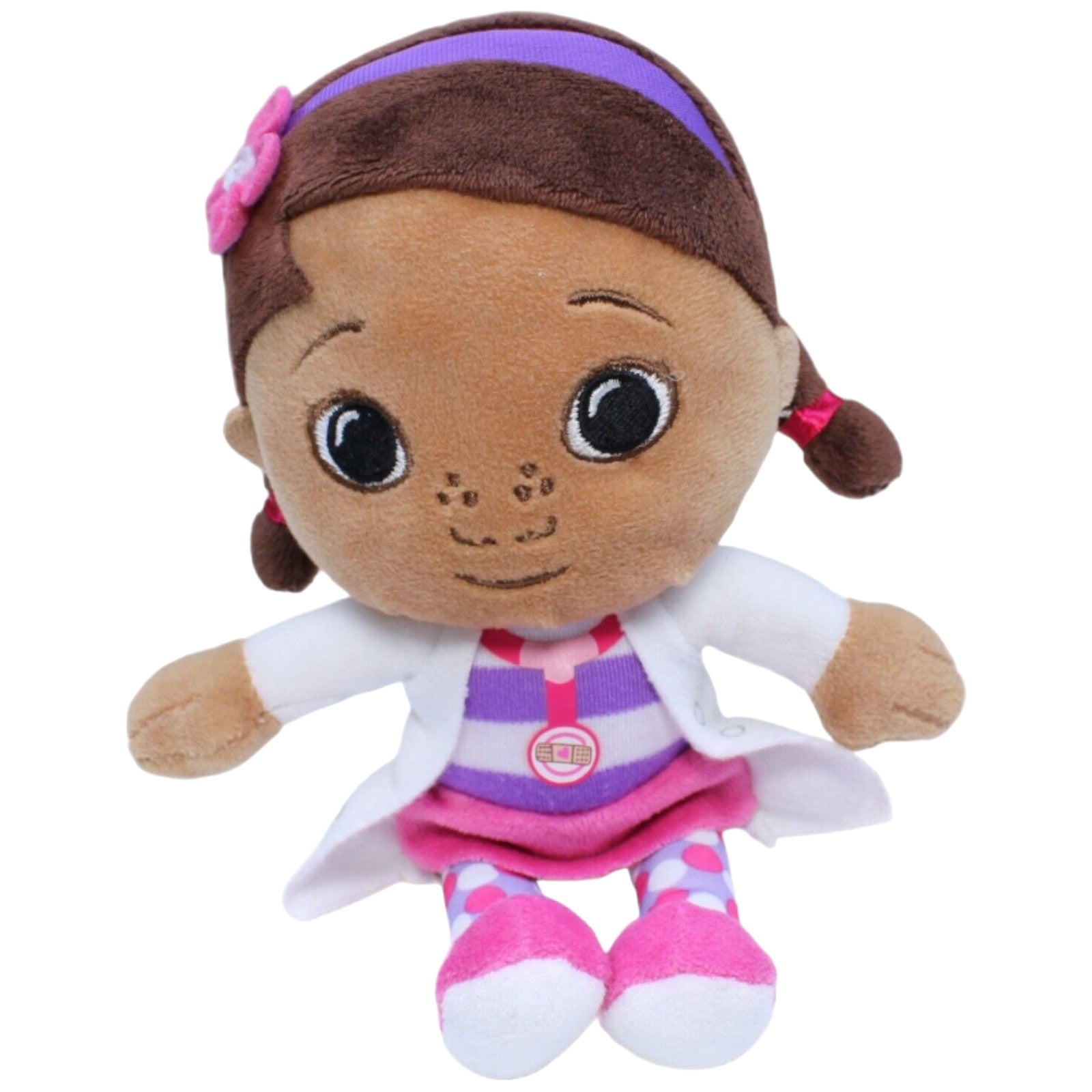 123828 Nicotoy Dottie McStuffins aus Disney Doc McStuffins, Spielzeugärztin Plüschfigur Kumpel Leo Disney Gebraucht