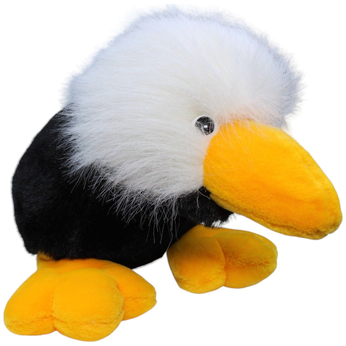 123849 NICI Vintage XXL Alder, schwarz Kuscheltier Kumpel Leo Gebraucht Vogel