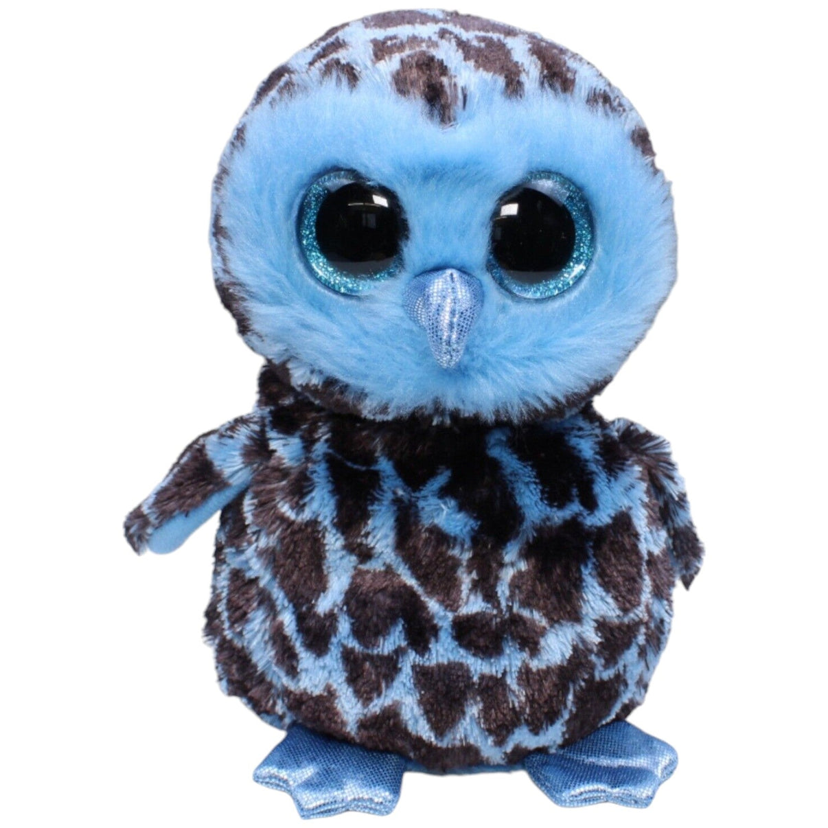 123855 TY Eule Yago, blau Kuscheltier Kumpel Leo Gebraucht Glubschi