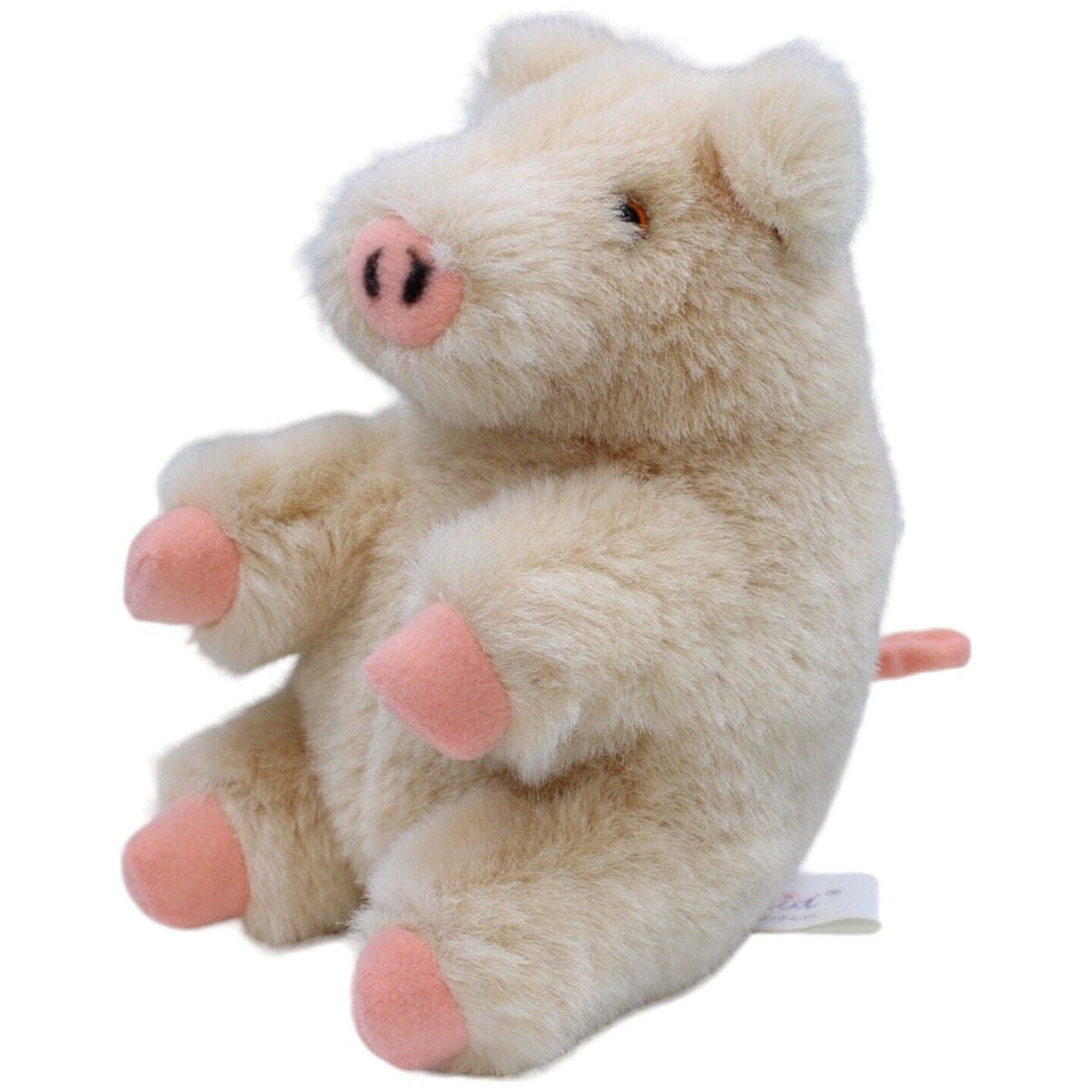 123868 Sunkid Vintage Glücksschwein, sitzend Kuscheltier Kumpel Leo Gebraucht Schwein Sunkid
