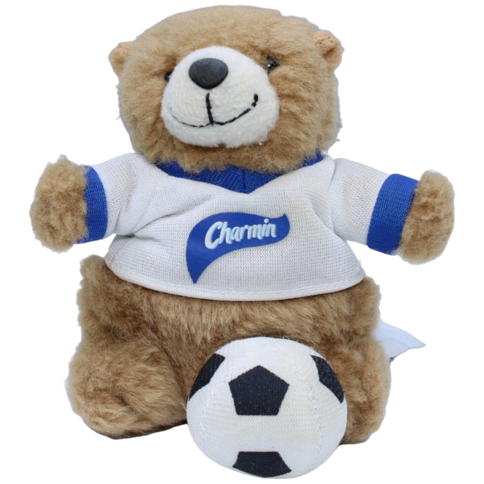 123899 Charmin Charmin Bär mit Fußball & Trikot Kuscheltier Kumpel Leo Gebraucht