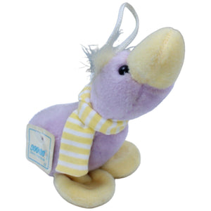 123939 NICI Ente lila-gelb mit Schal Kuscheltier Kumpel Leo Gebraucht